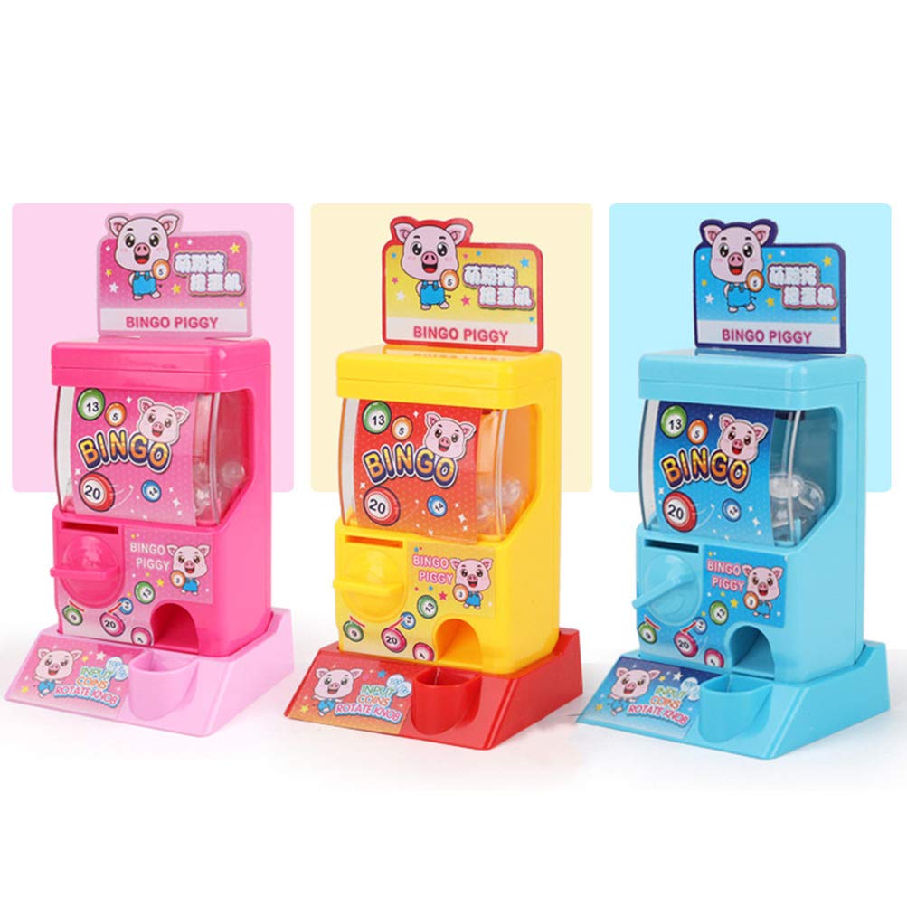 TingingYuli - Máquina de garras para niños, mini máquinas expendedoras de unicornio con agarrador de dulces y dispensador de premios para niñas, juego electrónico de arcade con 20 juguetes de peluche TingingYuli - Máquina de garras para niños, mini máquinas expendedoras de unicornio con agarrador de dulces y dispensador de premios para niñas, juego electrónico de arcade con 20 juguetes de peluche