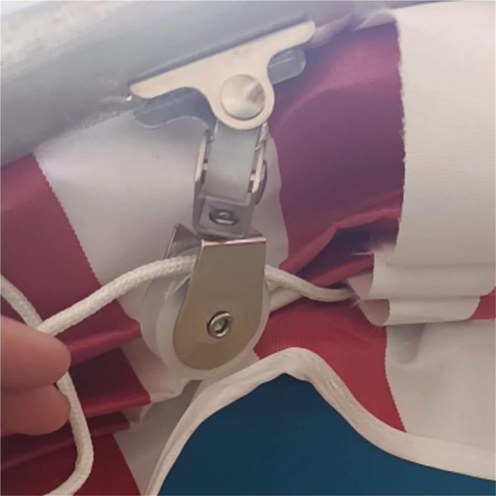 Store banne Auvent courbé français Rouge, dôme en Toile Pliable avec Cadre en Aluminium, idéal for Les cafés et Restaurants, 1 m de L auvent(0.8m)