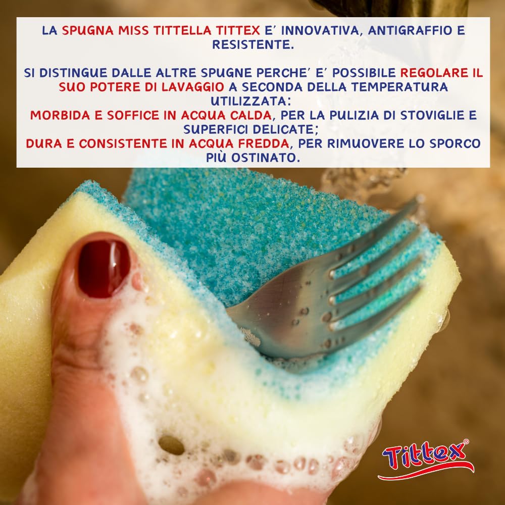 TITTEX Kit Pulizia Casa PRO: Spugne, Panni Microfibra, Panni Acciaio e vetri, Panni Pavimenti, Accessori Top per Pulizia Profonda! Set Prodotti Pulizia casa da 27 Pezzi, Borsa Shopping Inclusa