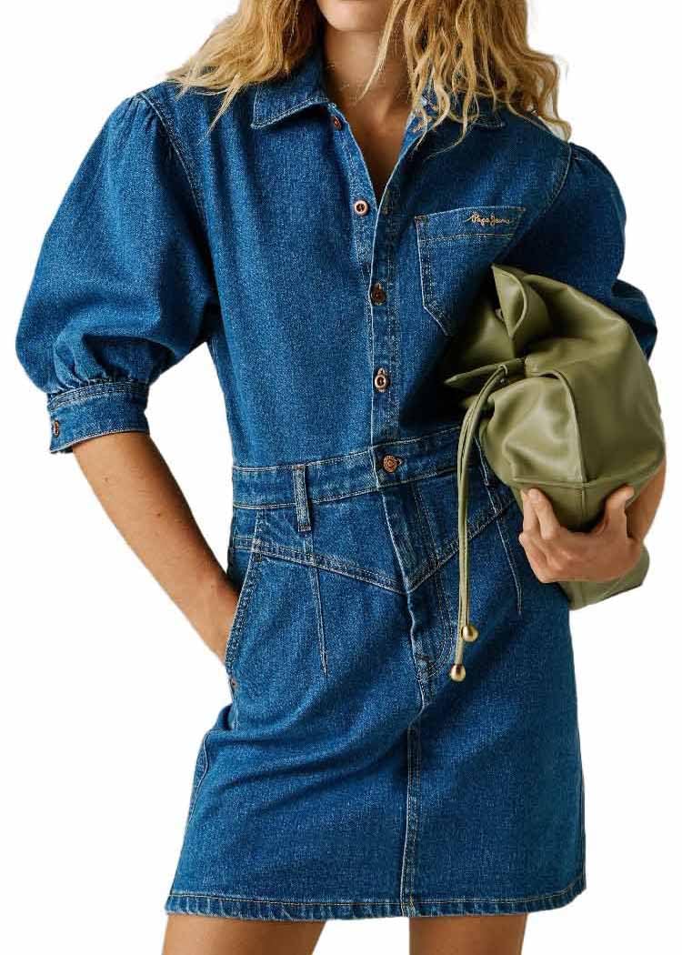 Pepe Jeans Damen Authentic Denim Dress Gracie Kleid (1er Pack)