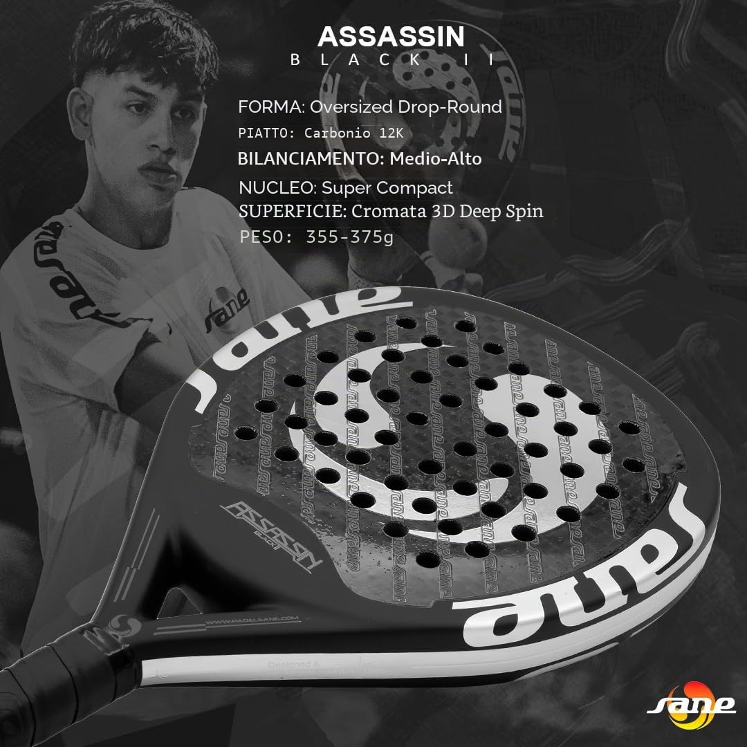 Racchetta da paddle Sane Assassin Black II