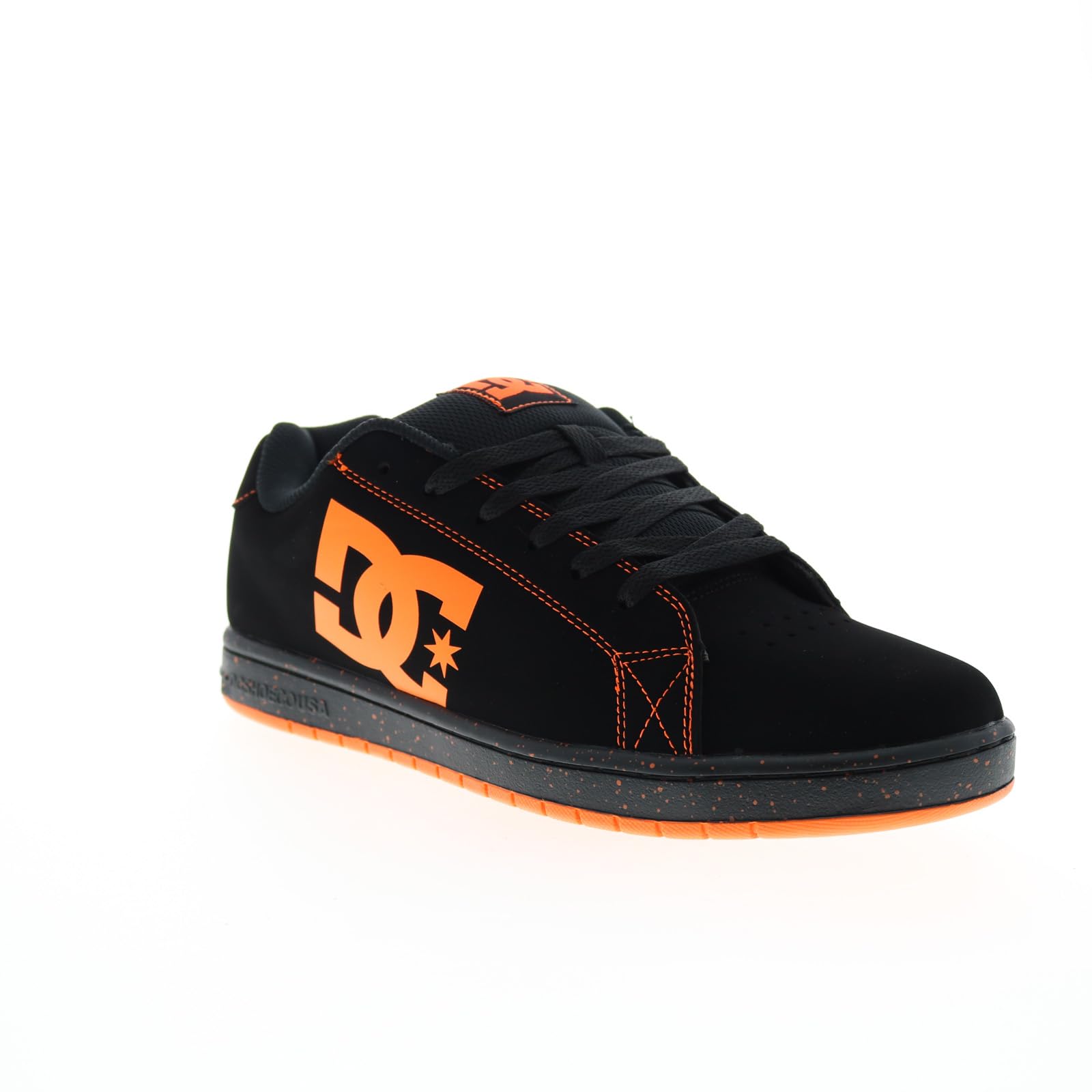 DC Men's Gaveler Low Shoe Skate, Black/Orange, 11