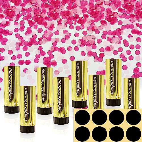 Image of Party Confetti for Wedding Birthday Graduation Baby Shower Anniversary Christmas New Year's Kids Fun Party Supplies Decorations and Favors (Pink)