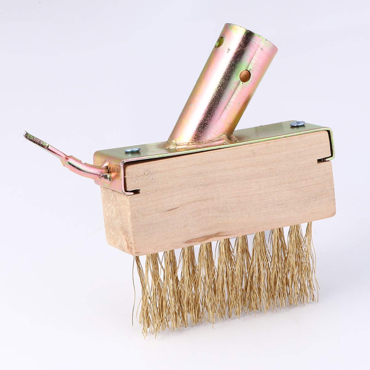 2 Brosses Désherbage Métal - Outil Jardin Enlever Mauvaises Herbes Pavé