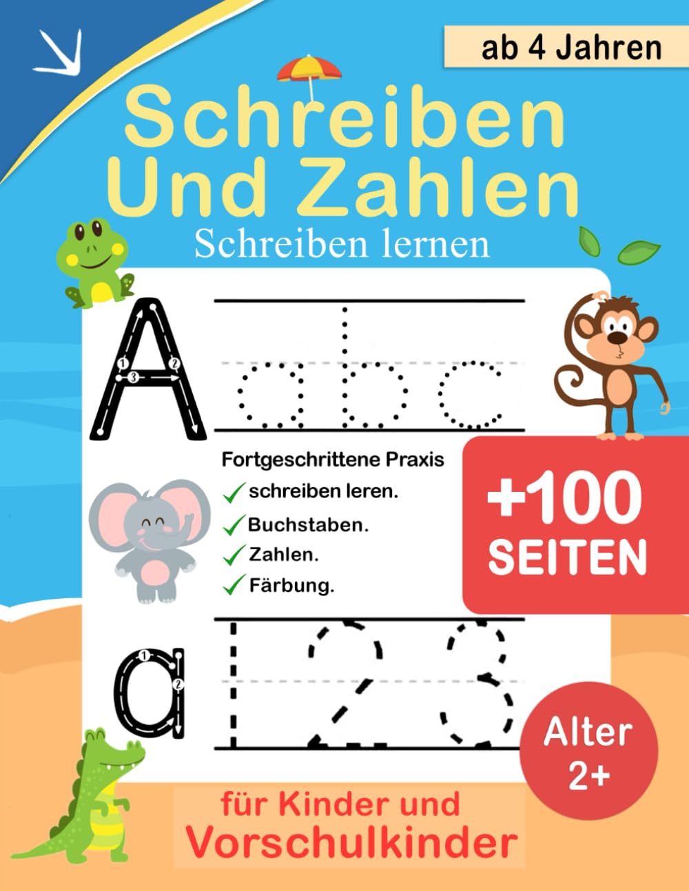 Buchstaben und zahlen schreiben lernen mit spurrillen: Vorschulhefte für Kleinkinder, Kinder im Vorschulalter und Kindergarten. Lernen Sie mit ... ... Zahlen und Buchstaben (German Edition)