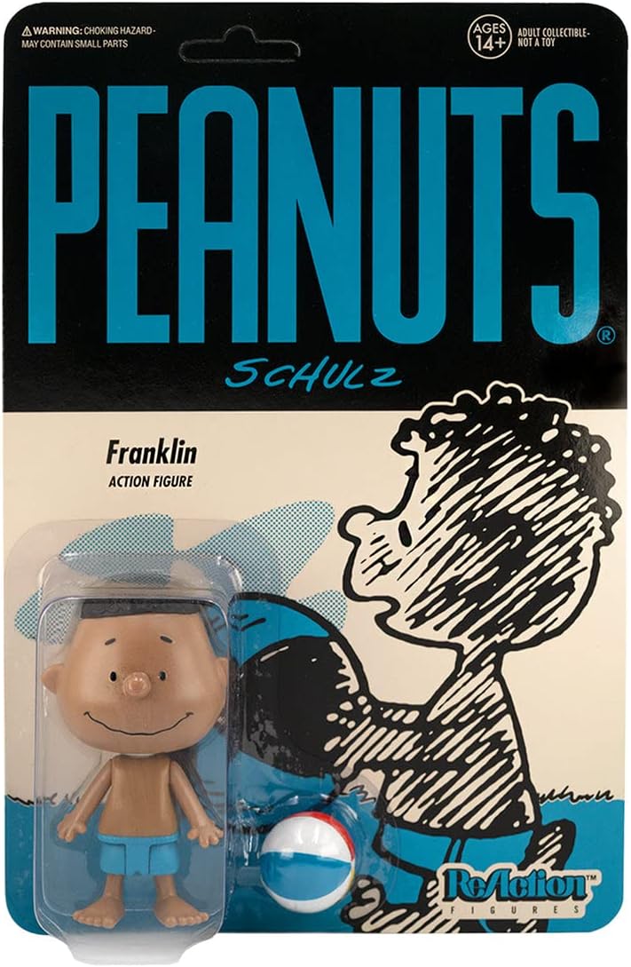 Super7 Peanuts Franklin 3.75 in Reaction Figure