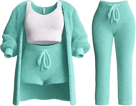 トップス Aniya fluffy knit set AM1520 ANDMARY】Aniya fluffy knit set