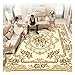 Produktbild GJX Teppiche Wohnzimmer Europäischer Teppich Sofa Couchtisch Amerikanischer Bodenmatte Raum Schlafzimmer Vollnacht Start Mädchen Zimmer Dekorative Decke (Color : C, Size : 1.6×2.3m)