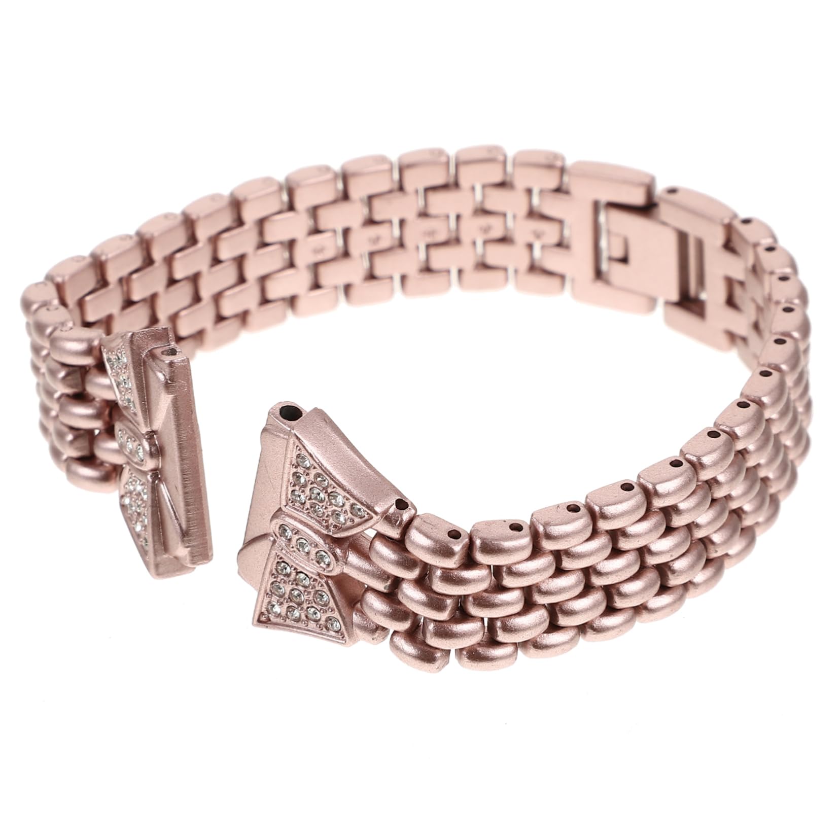 jojofuny 2 Pezzi Di Ricambio Per Cinturino Con Strass Cinturino Per Smartwatch Per Acciaio Inossidabile