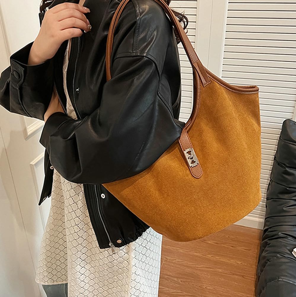 Bolsas para Mujeres Bolsos para Bolso de Hombro Bolso Retro Bolso de Cuero Vegano PU Bolso otoño Trabajo de Viaje de Invierno