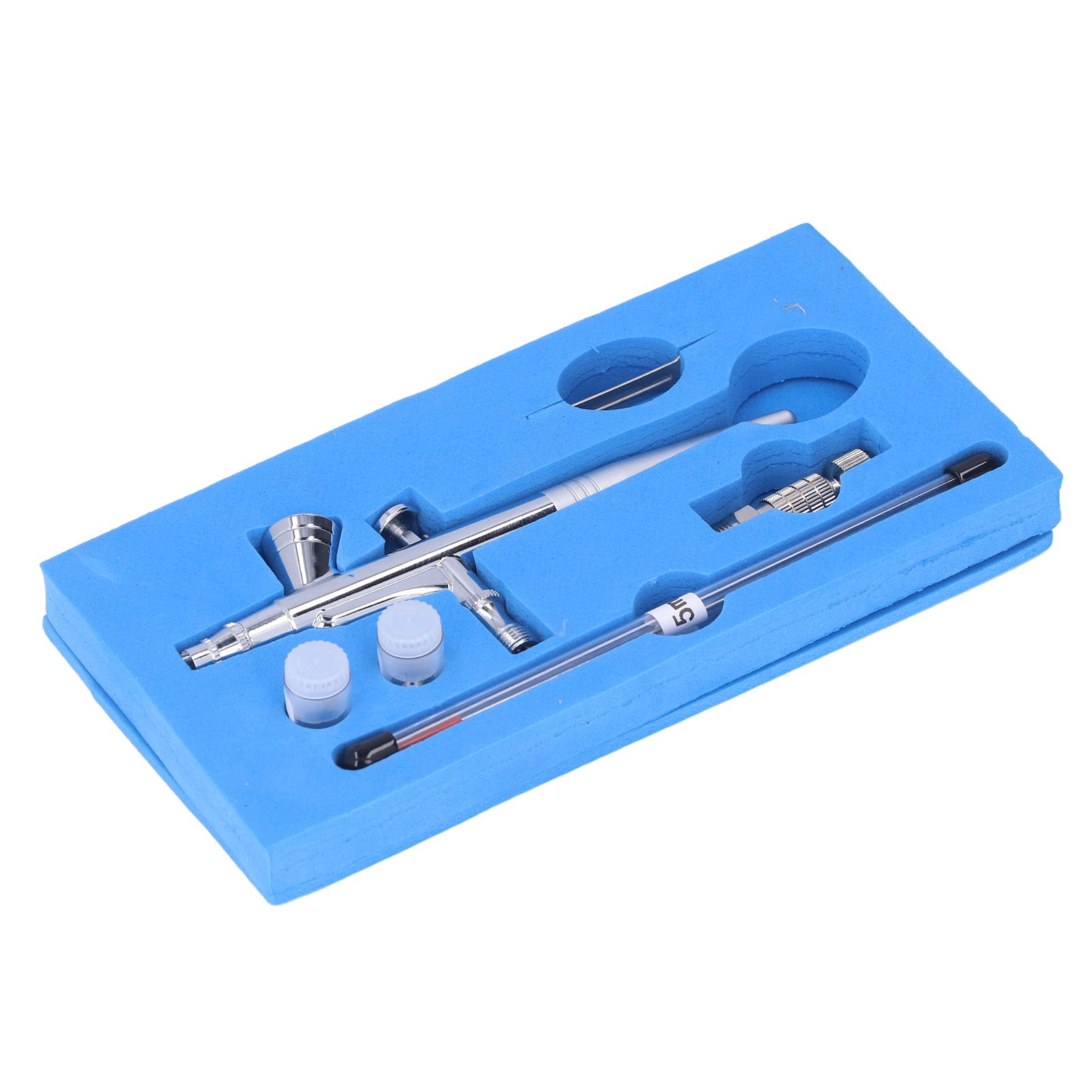 Kit a penna spray per vernice, 5-30psi, calibro di connessione G1/8, ugello da 0,2 mm a 0,5 mm, set penna aerografo il trucco unghie di pittura