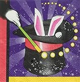 Magic Party Rabbit Beverage Napkins (16 ct)
