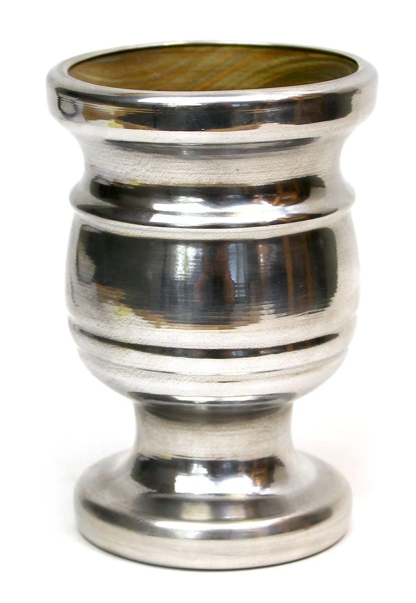 Zestaw do herbaty Yerba Mate, ręcznie wykonany, Palo Santo, w pełni metalowy, przebrany kubek do herbaty mate, bombilla, do herbaty Mate 15,5 cm, podkładka korkowa, zestaw do herbaty Yerba Mate Mate