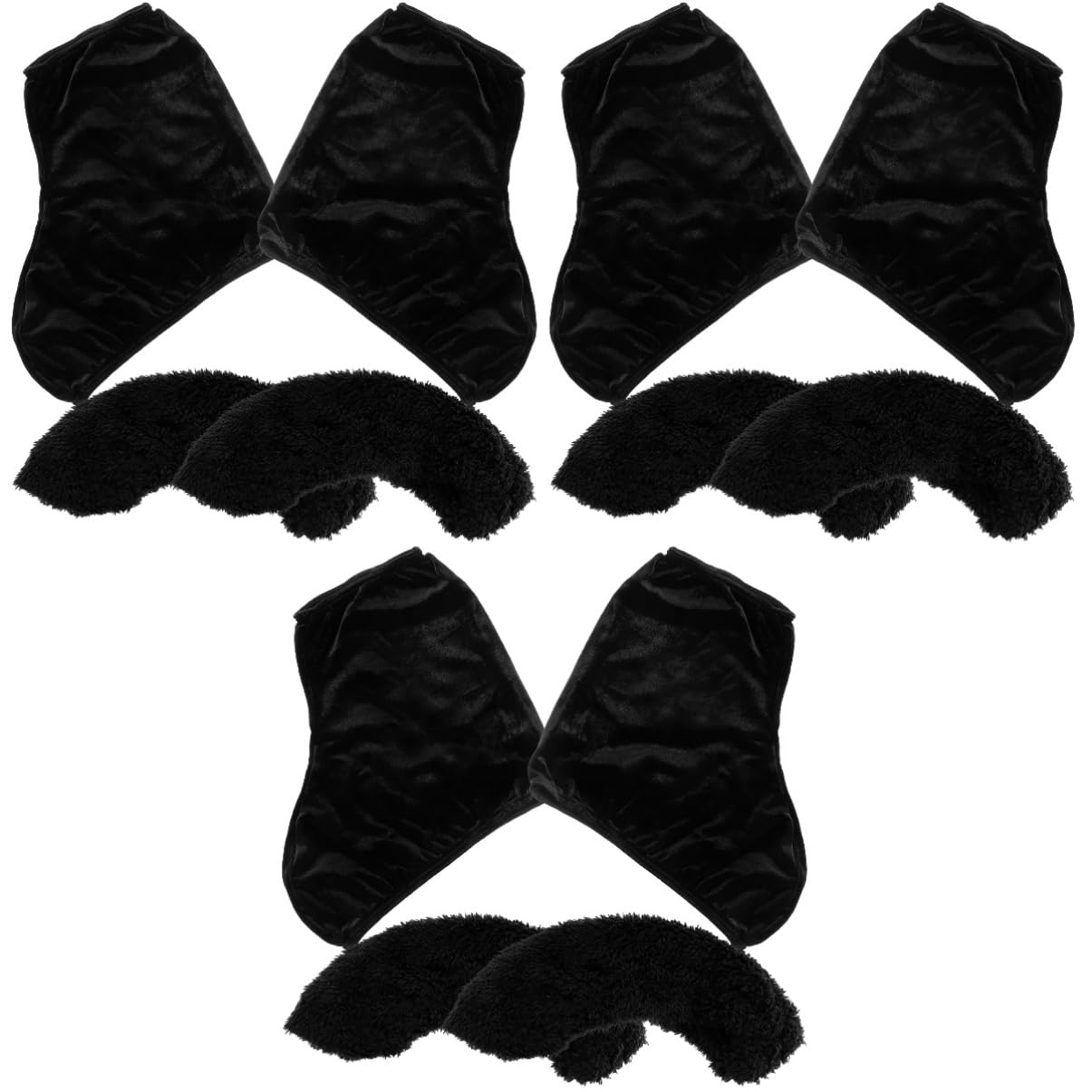 Yardwe Couvre-Chaussures de Patinage Artistique Professionnel Couvre-Chaussures de Patin à roulettes élastique en Velours coréen pour Hommes et Femmes 1 Paire (Noir) snowskate