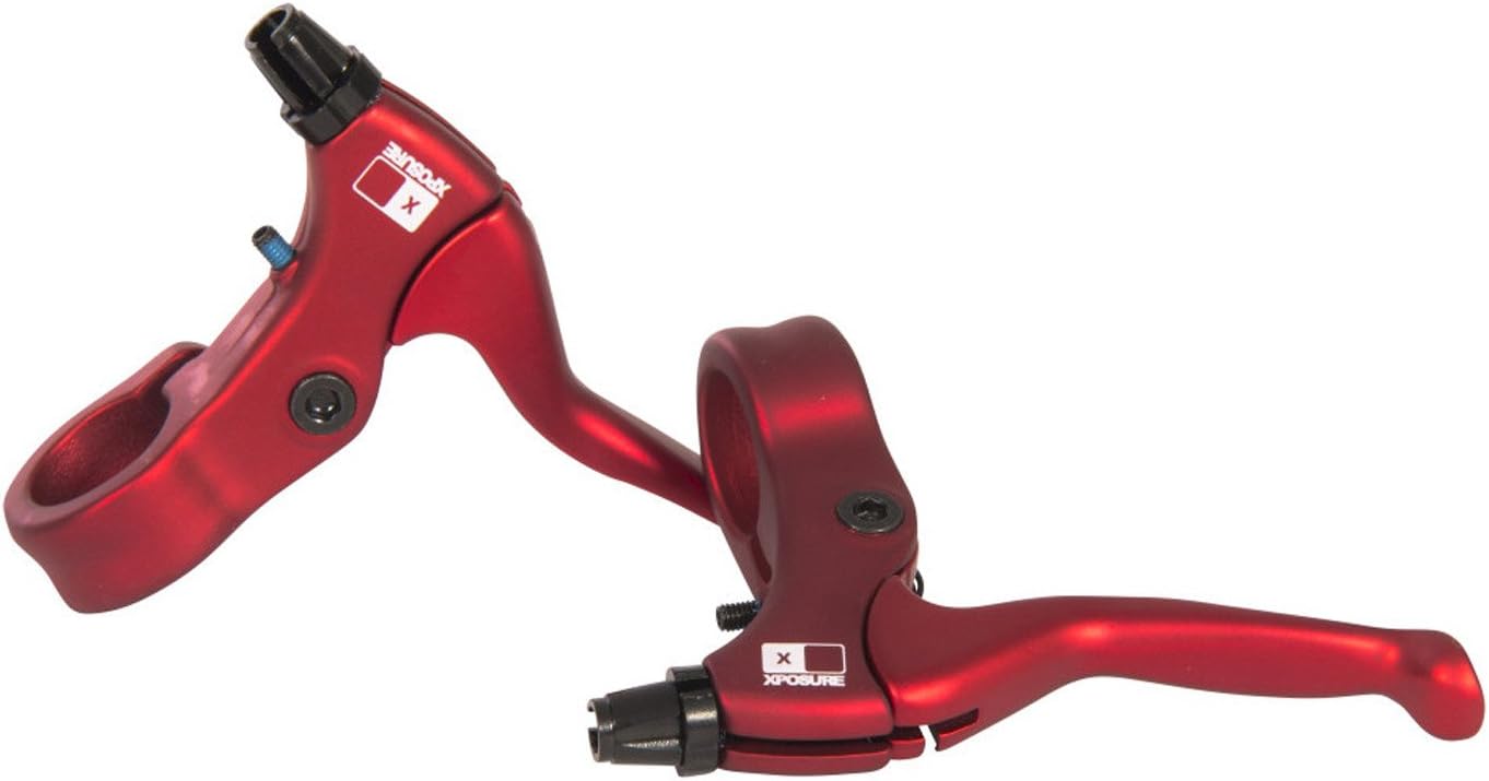 XPOSURE MID LEVER BRAKES PAIR RED 2013 BMX