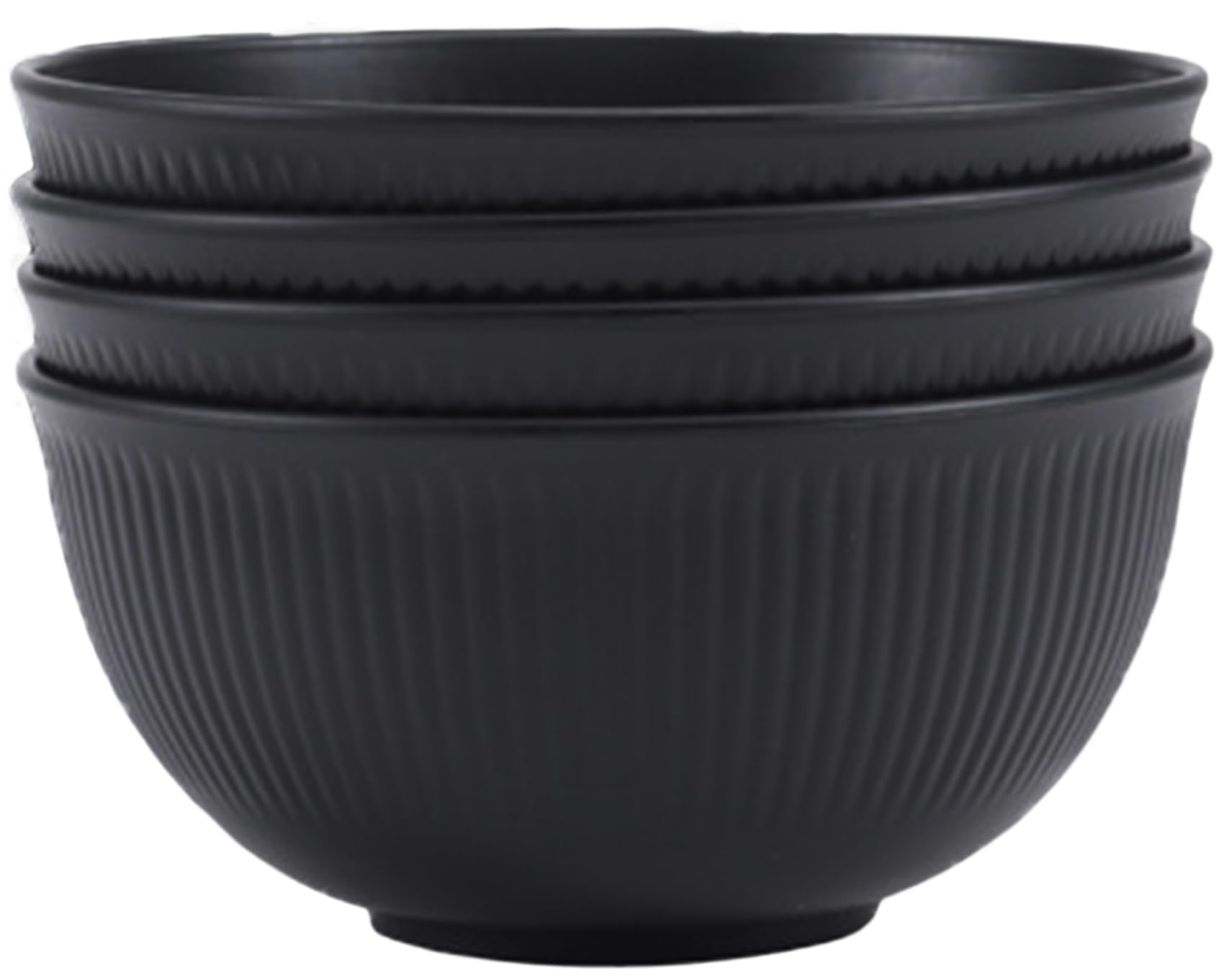 QHNTXQD Unbreakable Cereal Bowls, 24 OZ Lightweight Plastic Bowl Set of 4