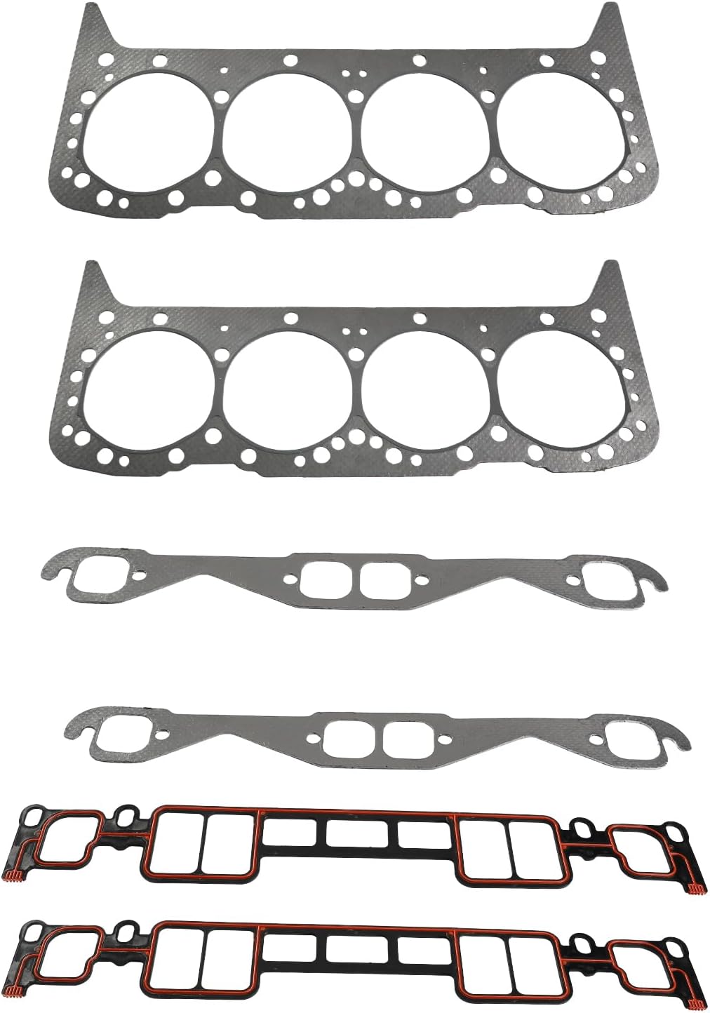 KAC Engine Cylinder Head Gasket Set for 27-75611A03 5.0L Mercruiser Penta Engine Gasket Kit