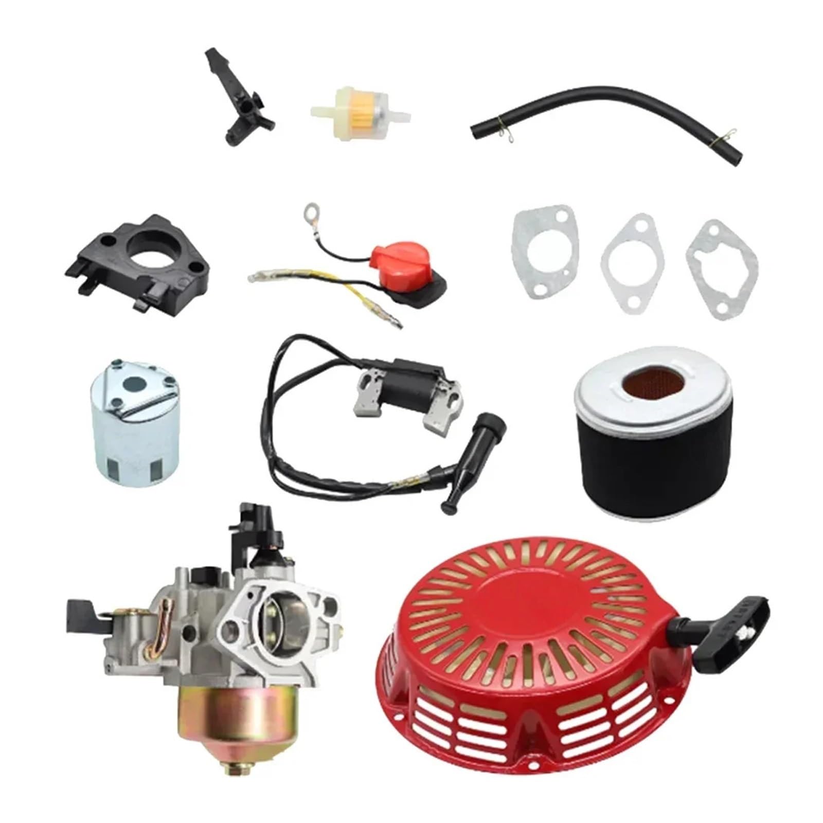 1set Motorwartung Vergaser Kit Vergaser Pull Starter Kit Motorleistung Komplettset Motorkompatibilität