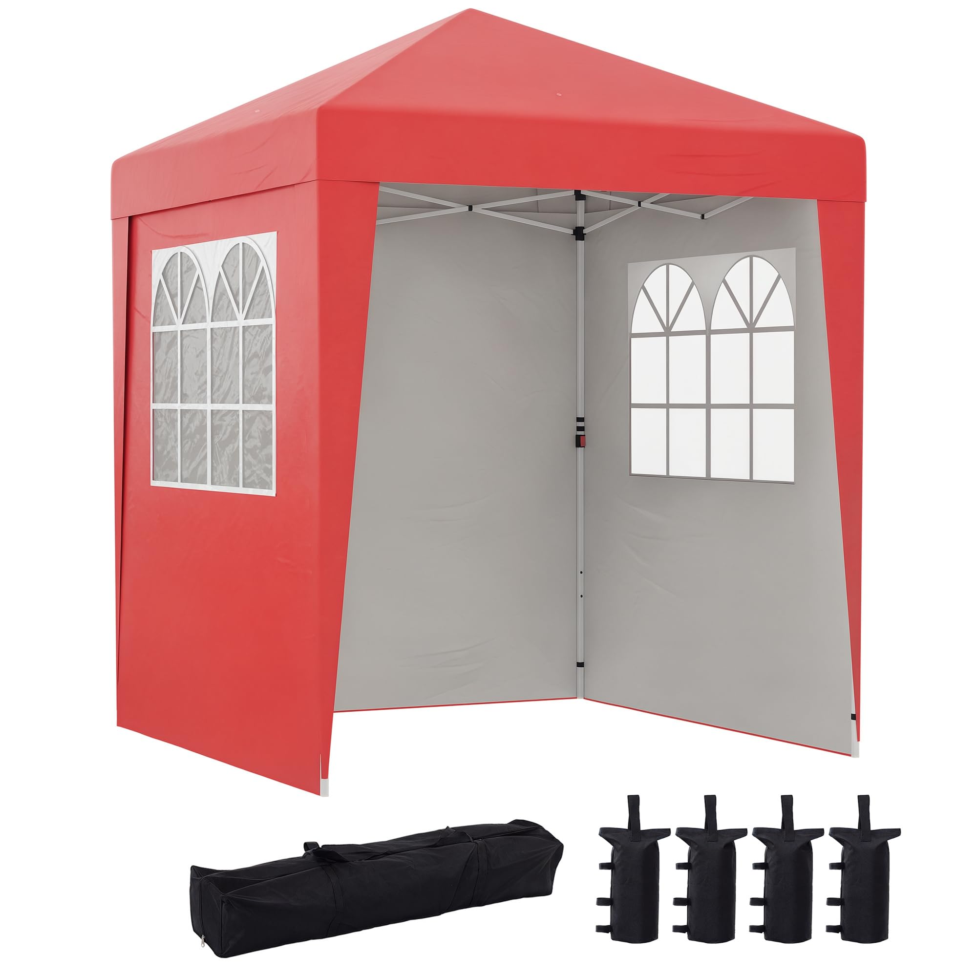 Outsunny Tuinpaviljoen, 3 x 3 m, pop-up tent, opvouwbaar, extra Outsunny Tuinpaviljoen, 3 x 3 m, pop-up tent, opvouwbaar, extra