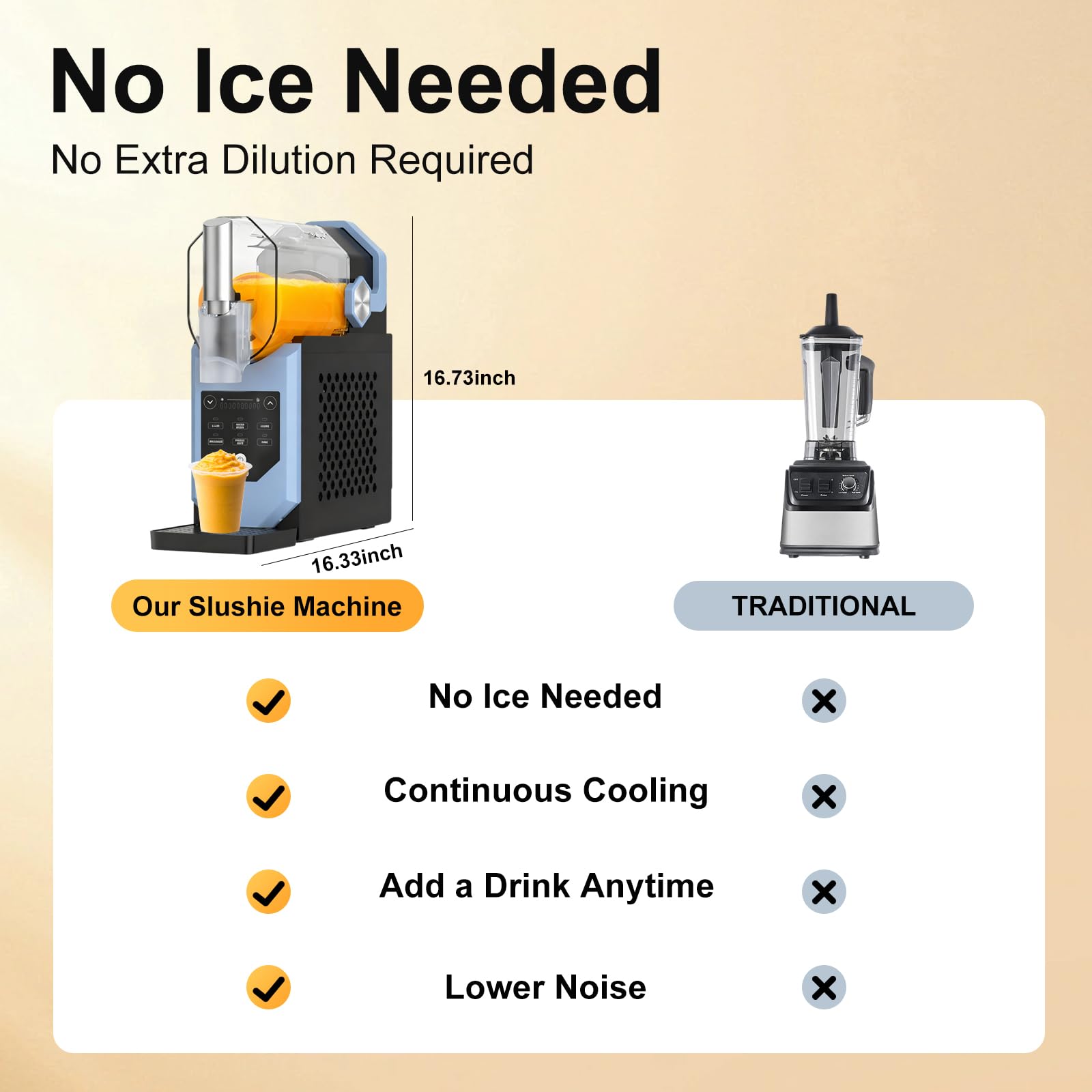 Macchiatto Slush Maschine, 5-in-1 Eismaschine mit LED-Display, 6 Programme & Ein-Knopf-Bedienung für Slush, Cocktails, Milchshake, 2L Behälter,Turbo Freeze, kein Eis erforderlich,Für Home & Party