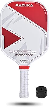 Amazon | ピックルボールパドル、カーボンファイバー表面ハイグリット