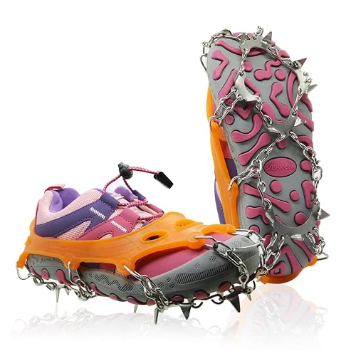 Giggleway Kids Crampons for Hiking Boots and Shoes