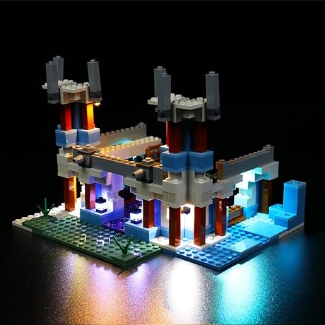 VONADO Led Light Kit Compatible with Minecraft the Ice Castle: Light Up...