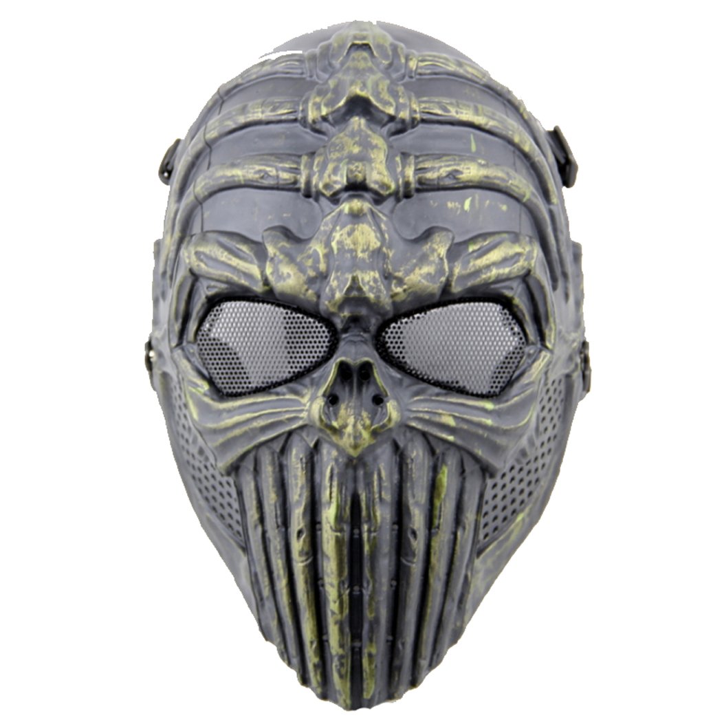 Coxeer Outdoor CS Games Activity Spine Design Mask Safeguard Ventilate Face Mask Face Guard