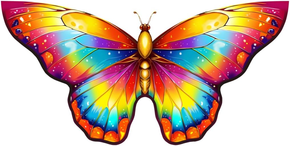 Xida Butterfly Kite for Kids & Adults, Easy to Fly, Ages 4-8, Large Kite with 300ft Handle, Perfect for Beach Trips