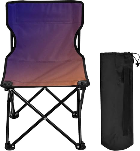 Miniatura 15 de Sillas de camping plegables al aire libre del arco iris para adultos silla de camping portátil silla de césped ligera Arco iris,Negro-Gris,Azul