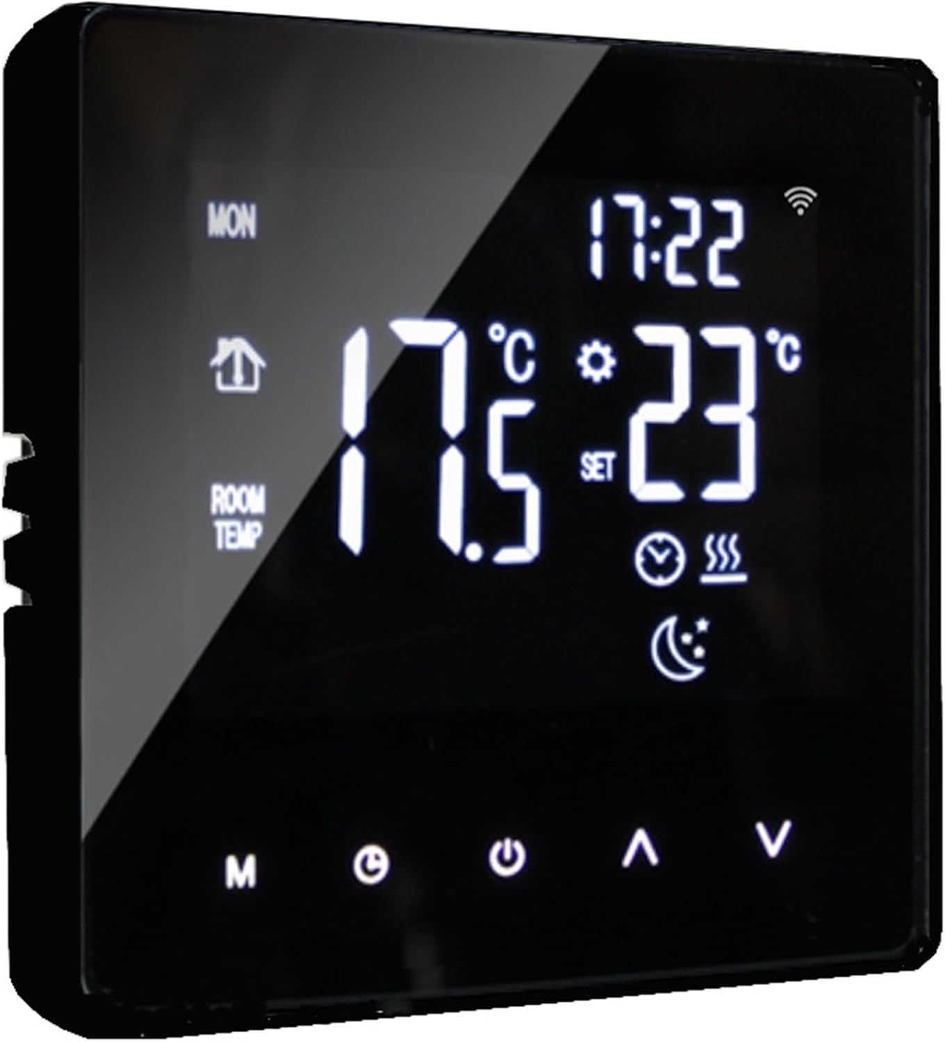 Room Thermostat, Digital LCD Display Smart Temperature Controller ...