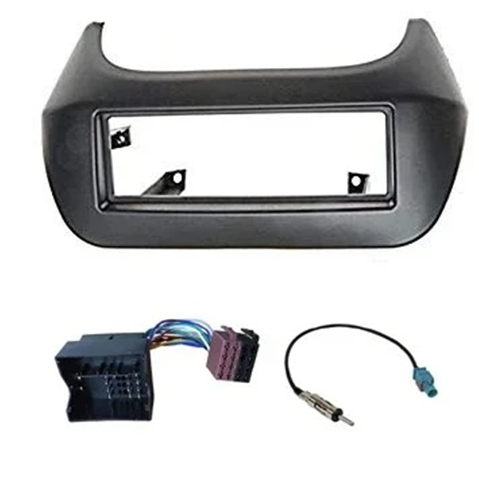 Pannello Autoradio Fascia Per Auto 1Din Con Antenna Per Cablaggio Piastra Kit Cruscotto Per Pannello Radio Per Peugeot Bipper 2008+