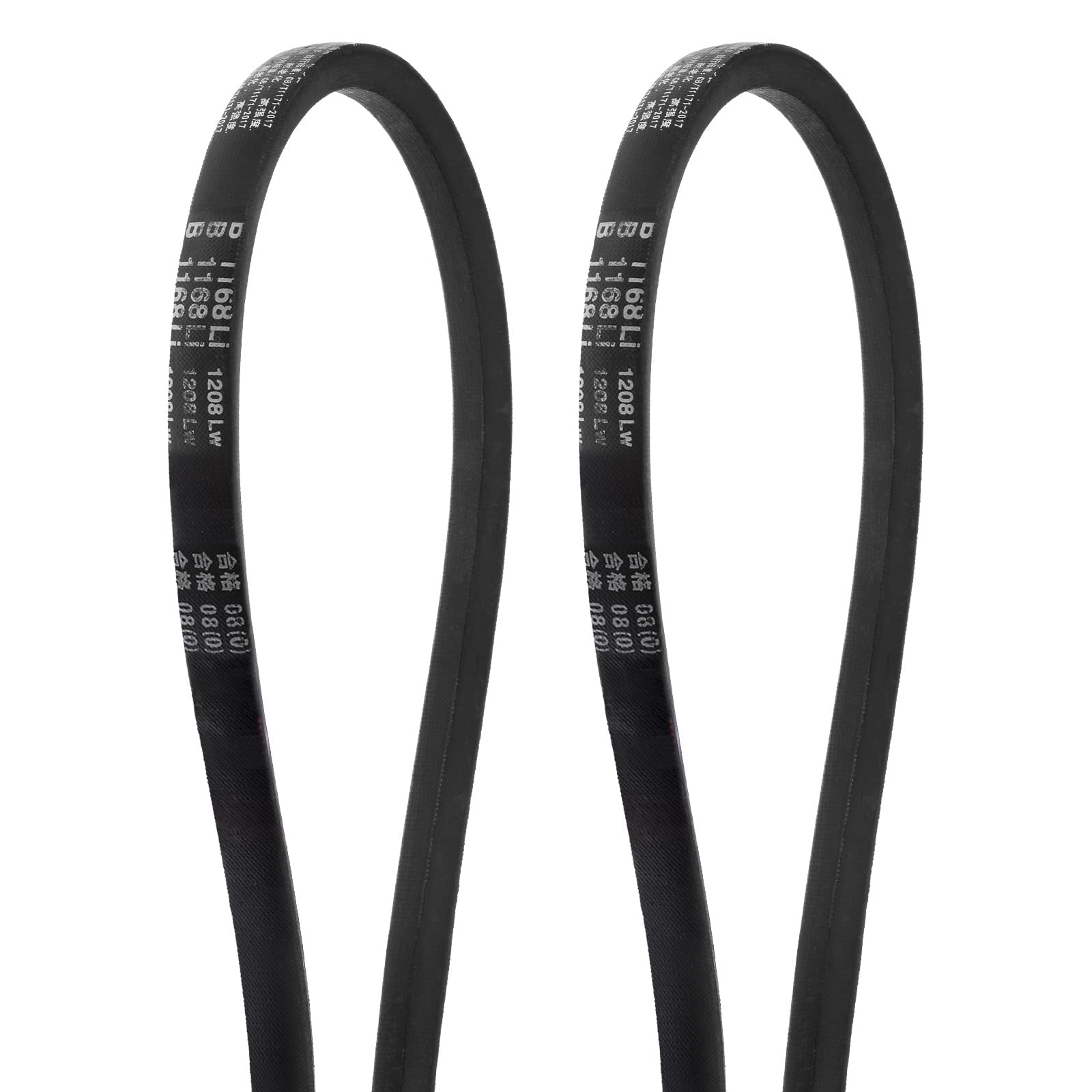 HARFINGTON 2pcs B-991 V-Belts Drive Belt 991mm(39") Inner Girth 17mm Top Width B Section Rubber for Power Transmission — Amazon image 8