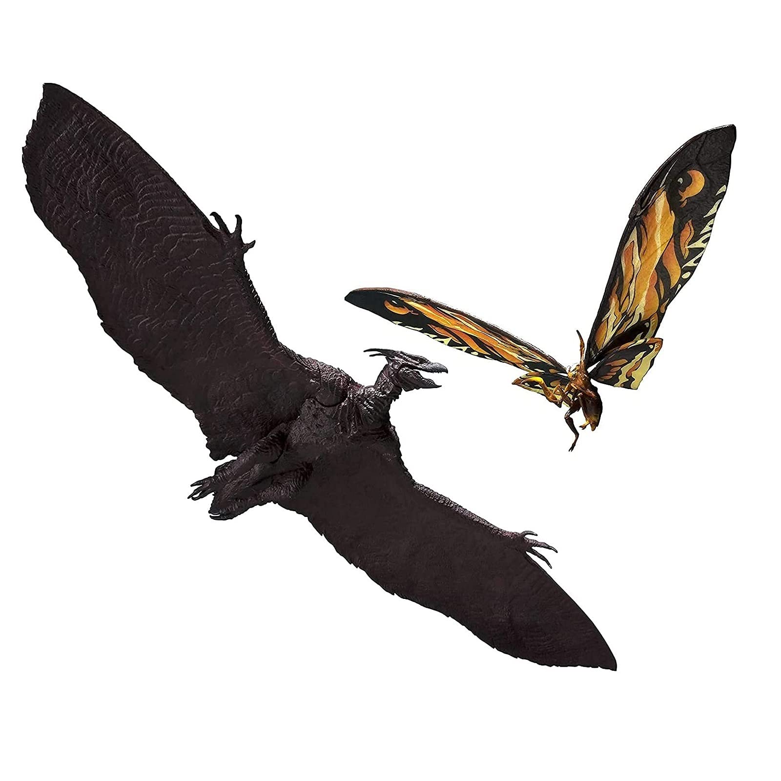 ZEwe Godzilla Movie Monster Series：Mothra (2019) & Rodan (2019)、 King Kong、Mechanical Godzilla Set Godzilla PVC Movable Figure ( Color : A )