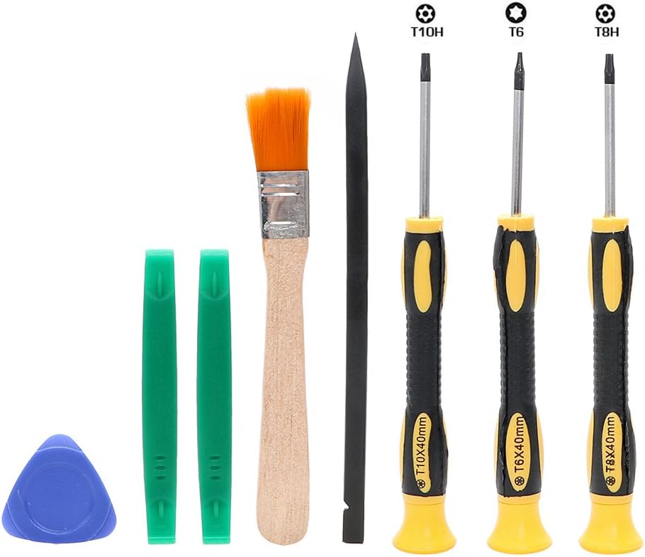 8Pcs/Set Torx T8 T6 T10 H35 Screw Driver Opening Tools Set Screwdriver Pry Repair Tool Kit for Xbox One Xbox 360 PS3 PS4