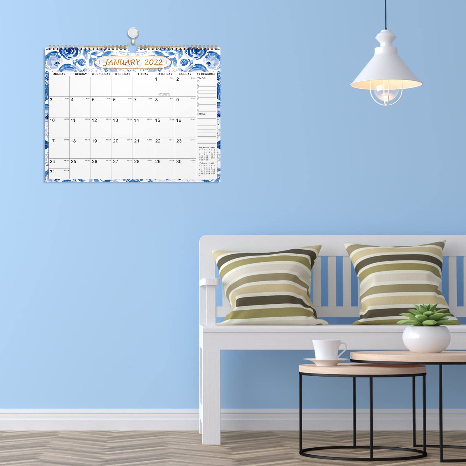 2022 Wall Calendar 2022 Yearly Wall Calendar, January 2022 December