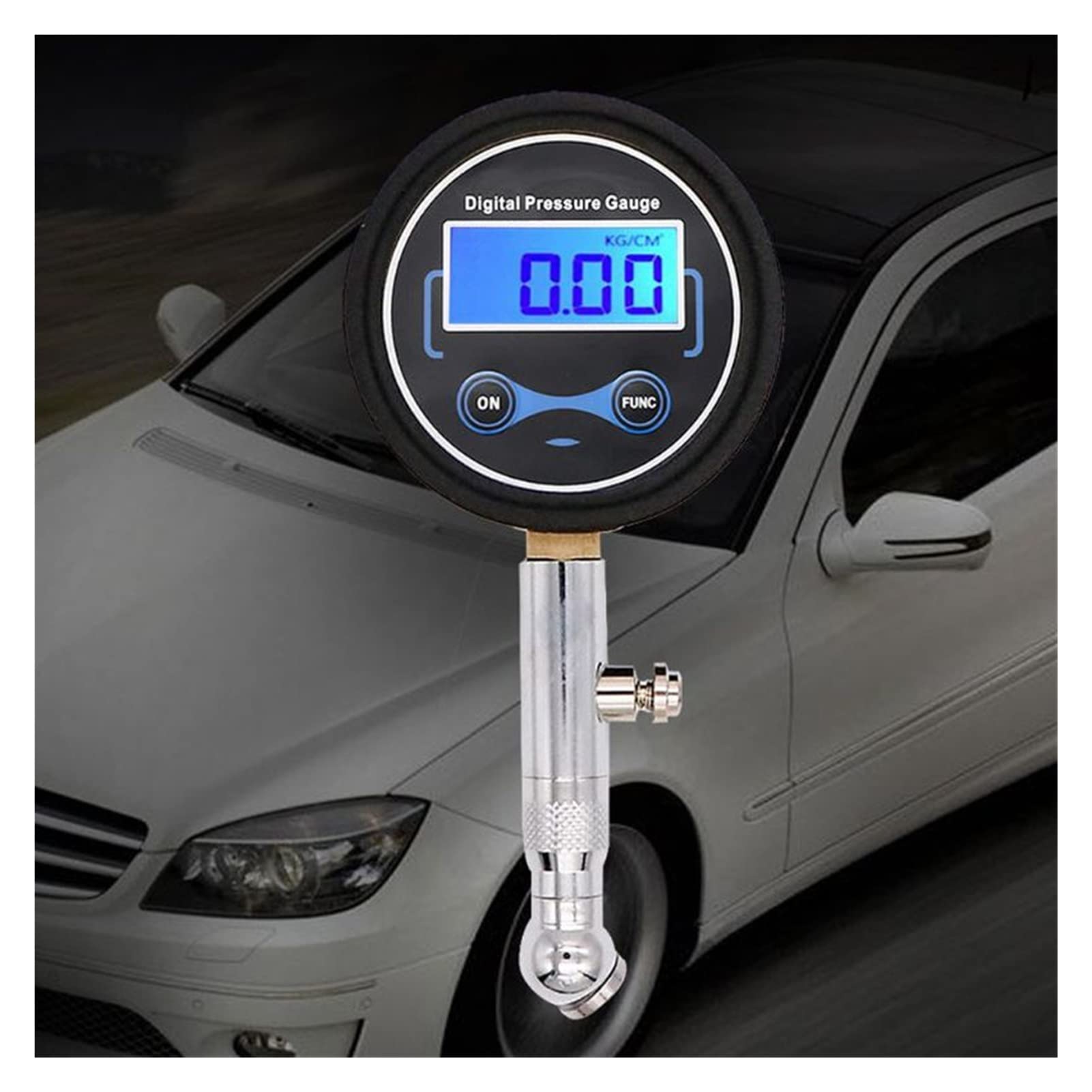 0-200PSI LCD Digitale Manometro della Pressione dei Pneumatici Pneumatici Auto di Pressione dell'Aria per Il Motociclo Auto Camion della Bicicletta Moto Veicolo Tester