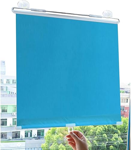 Vista 29 de Blackout Roll Up Shades with Suction Cups, Sunshade Blinds No Drilling, Window Roller Blinds, Thermal Roller Shades for