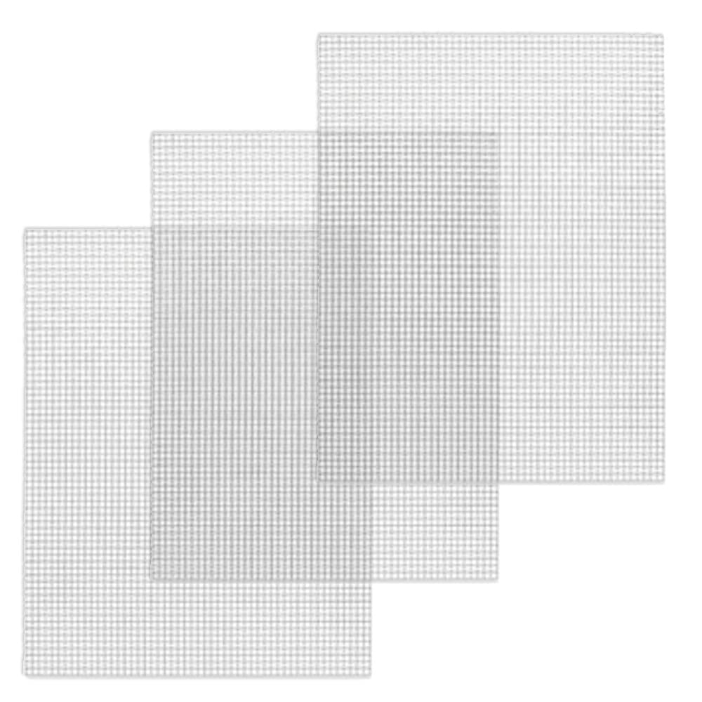 Stainless Steel Wire Mesh, 30×21 cm, Set of 3