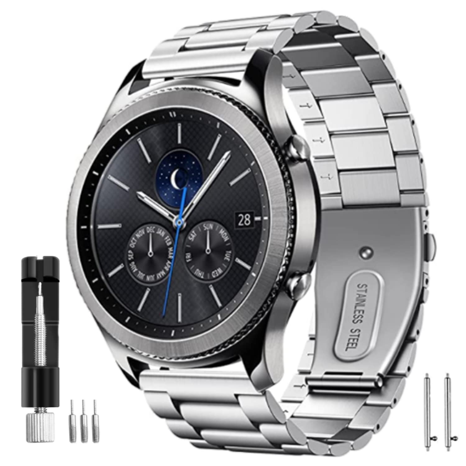 Amazon.co.jp: Ankersaila 22mm バンド 対応 Samsung Galaxy Watch  