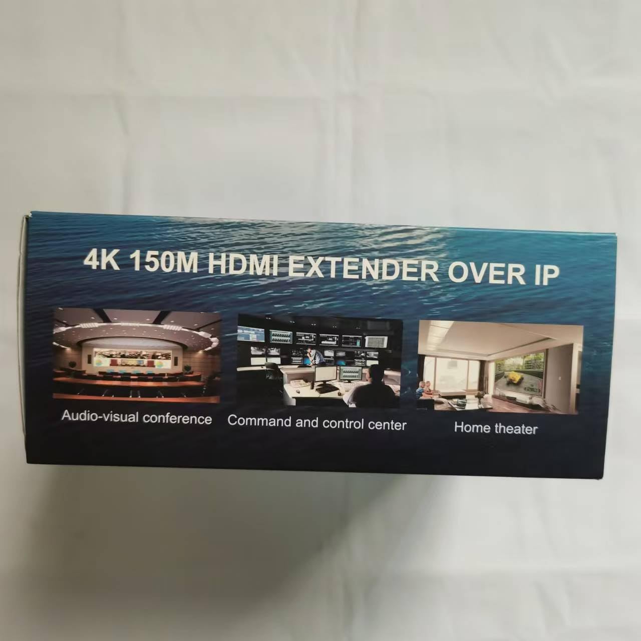 4K HDMI KVM Extender 150M Over IP KVM RJ45 Cat5E Câble Ethernet Support USB Mouse Keyboard Extension Compression sans perte