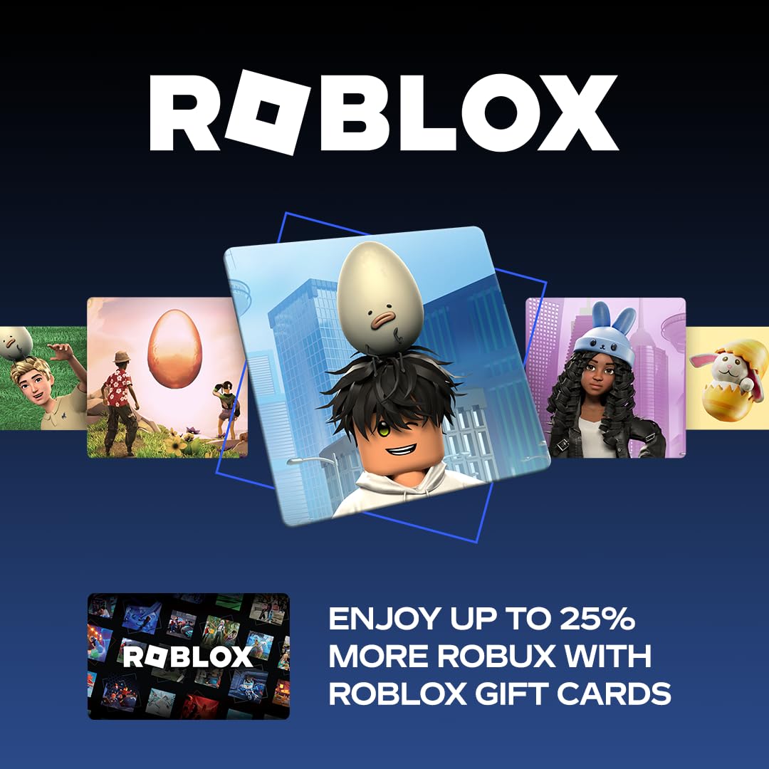 Roblox Physical Gift Card [Includes Free Virtual Item] [Redeem Worldwide]