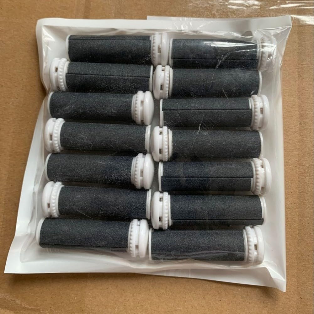 Rulli di ricambio di forma ovale per Emjoi per Mini Pedi con grana grossa e fine per una riduzione uniforme dei calli e un effetto di rinnovamento della pelle (sottili)