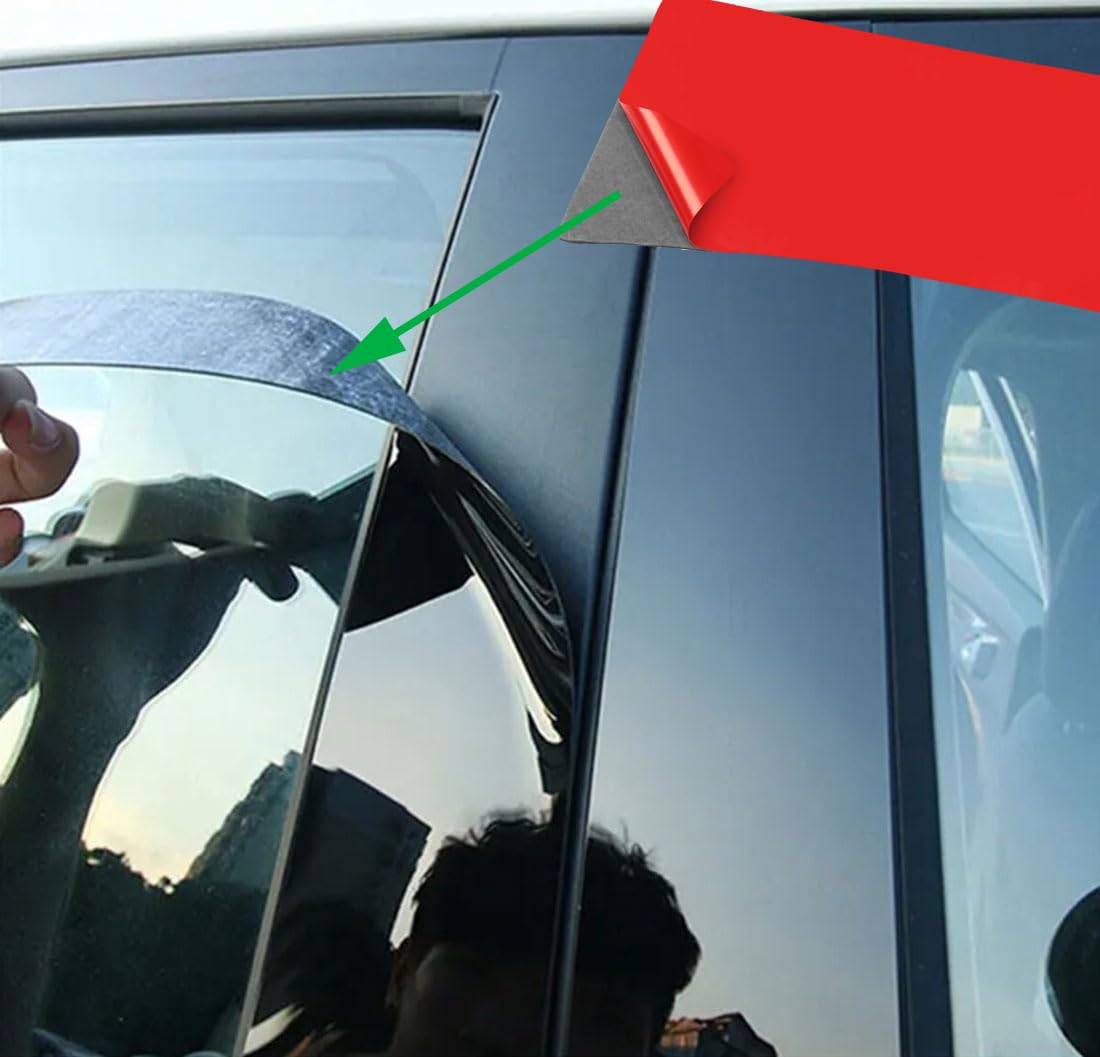 Dekoracja Słupek Drzwi Okienne Listwa dla Qashqai J11 2015-2016 2017 2018 2019 2020 2021 2022 Błyszcząca czerń Osłona Słupka Osłony Słupka Drzwi Auto Akcesoria Samochodowe