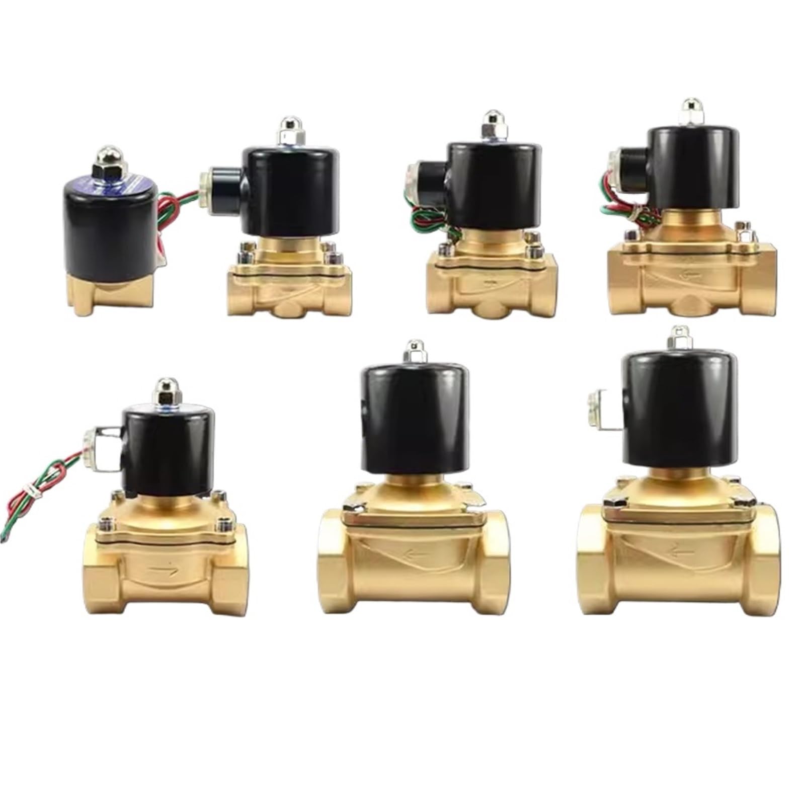 Normally Closed Brass Electric Solenoid Valve(3/4",AC220V)