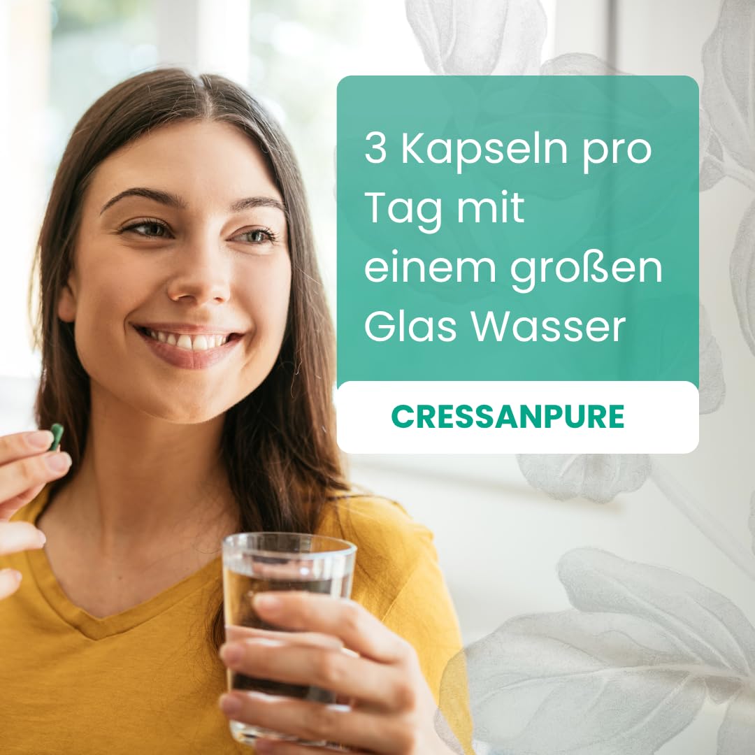CressanPure – 60 Kapseln – Bio-Detox und Immunsystem-Unterstützung – Fördert Natürliche Reinigung, Steigert Energie & Vitalität, Vegan und Chemiefrei