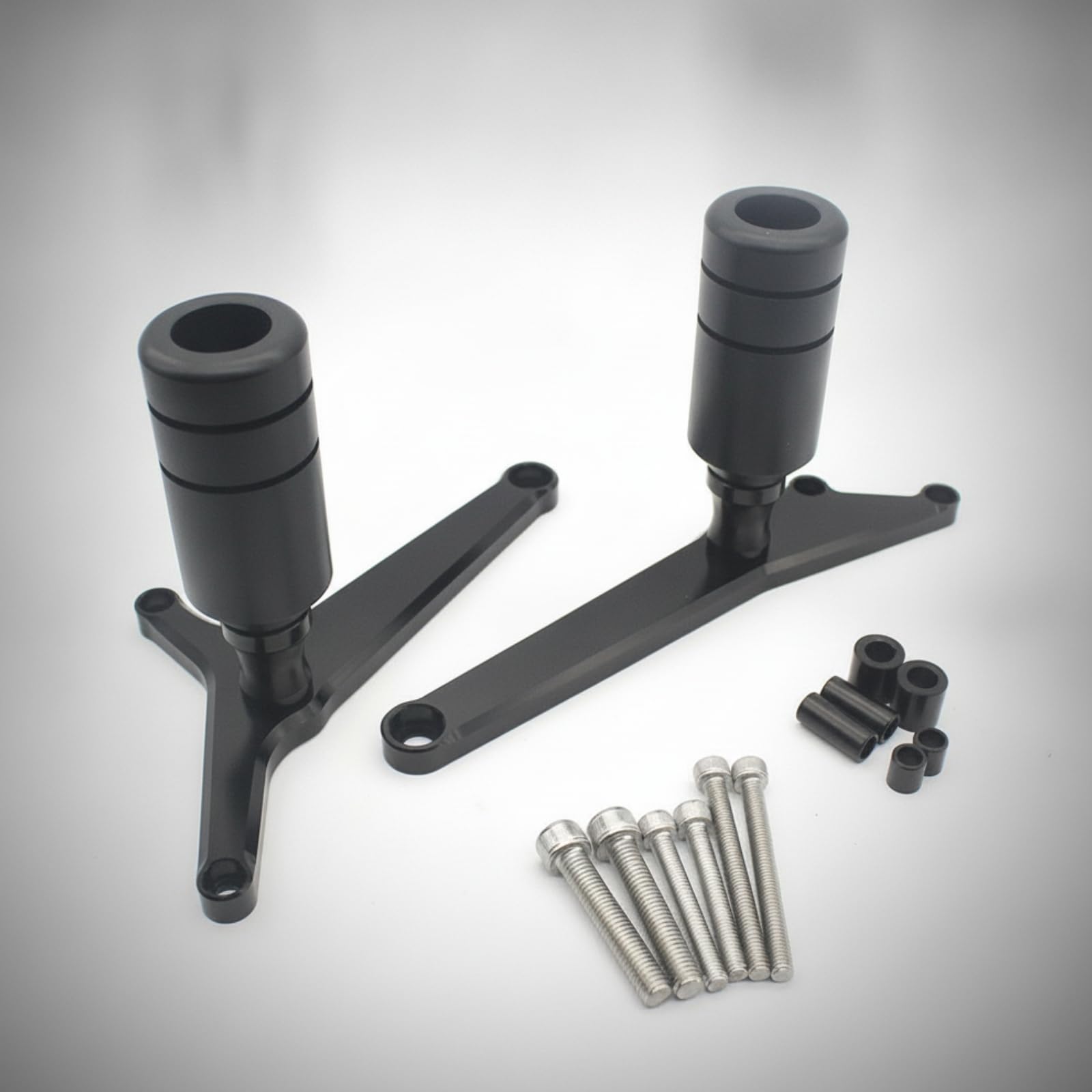 MagiDeal Protector de Choques para RC390 Deslizadores de Bastidor Parachoques Anticaída con Soporte de Brazos y Cabeza de Impacto Cilíndrica Adecuado para Entrenamiento Rutas Largas Taller