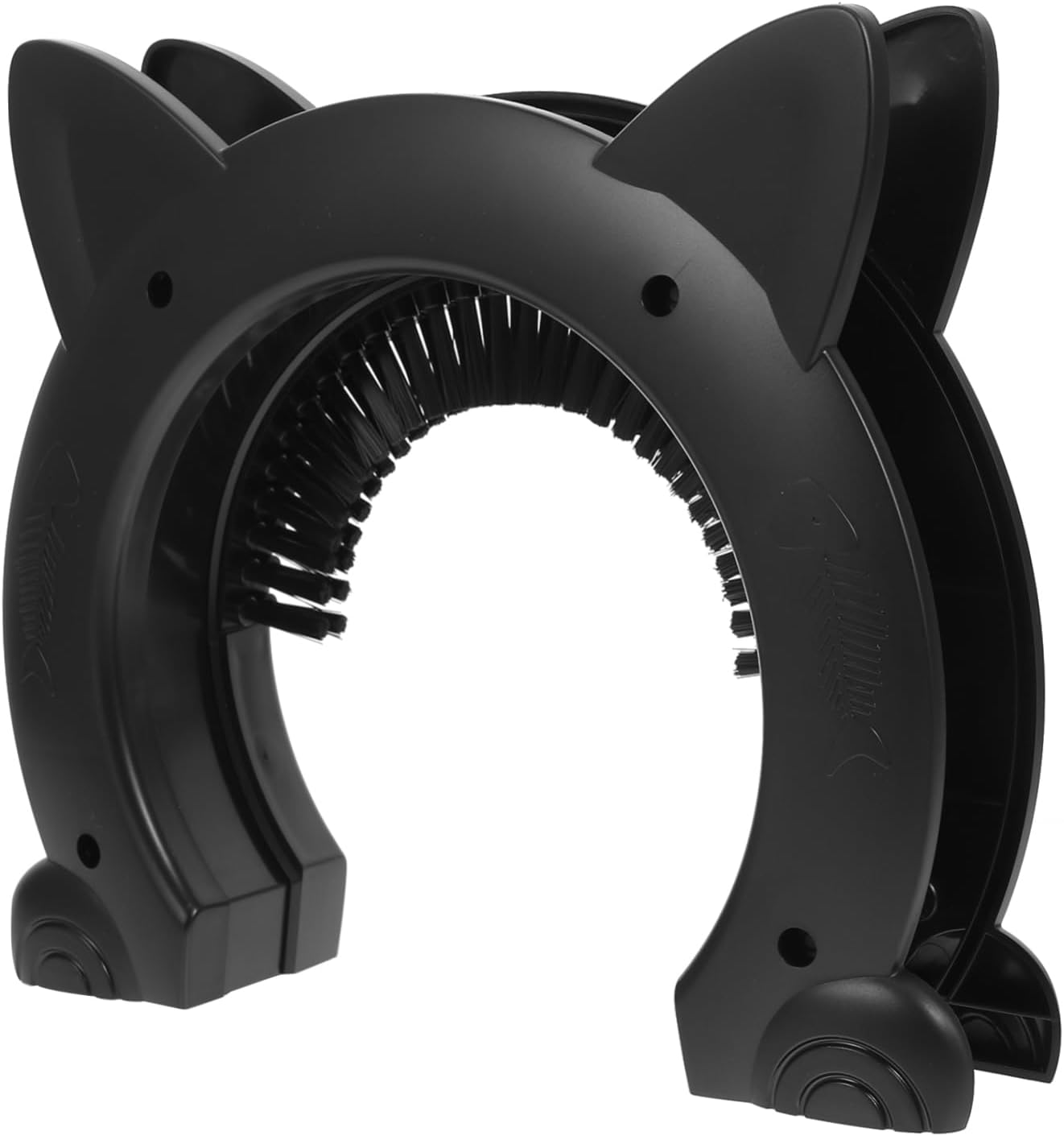 1set Pet Entrance Door Frame Cat Door with Brush Design for Easy Access for Indoor Use for Cats and Dogs