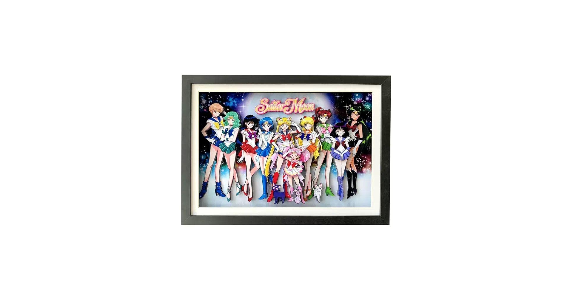 セーラームーン　立体アート　3D絵画　額縁付き 　タイプA Amazon.co.jp: セーラームーン 立体アート 3D絵画 額縁付き