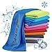 Fit-Flip Kühlendes Handtuch 100x30cm, Mikrofaser Sporthandtuch kühlend, Kühltuch, Airflip Cooling Towel, Mikrofaser Handtuch, Farbe: dunkel blau, Größe: 100x30cm